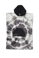 Load image into Gallery viewer, Tie Dye Blk wht Poncho