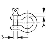 Load image into Gallery viewer, GALVANIZED MILD STEEL Shackle