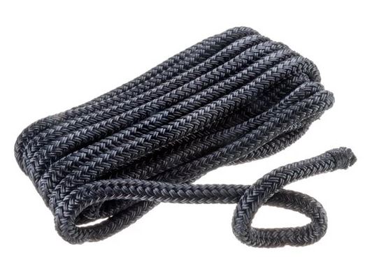 FENDER LINE DBL BRD BLACK 3/8"X6'