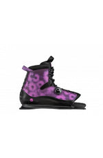 Load image into Gallery viewer, Lyric Boa Boot - Black / Lilac - Rear Feather Frame - STD