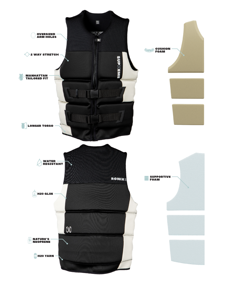 Ronix Supreme Yes CGA Life Jacket L