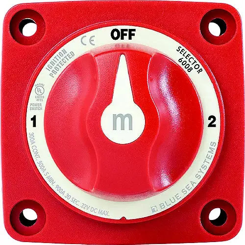 Switch Battery M 3 POS RED