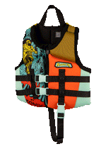 Load image into Gallery viewer, Vision - Boy's CGA Life Vest - Blue/Orange/Yellow - Child (30-50lbs)