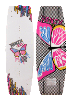 Load image into Gallery viewer, Ronix Girl's RX1 Air Core 3 Checkered Butterfly 129 Wakeboard