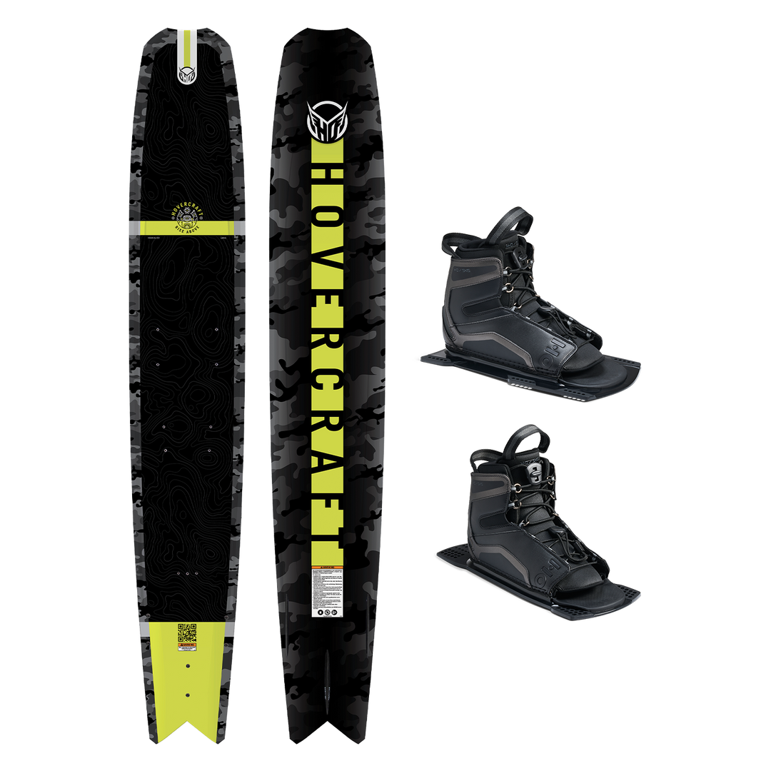 HO 65 Hovercraft Fluro Camo w/Stance UltraLite Dbl 4-8 Water Ski