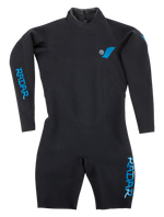 Load image into Gallery viewer, Long Sleeve Shorty - 2MM - Back Zip - Black - L
