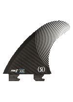 Load image into Gallery viewer, 4.5 in. - Floating Fin-S 2.0 - Blueprint - Center Surf Fin - Carbon
