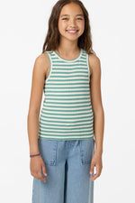 Load image into Gallery viewer, Girls Lonnie Striped Tank Large