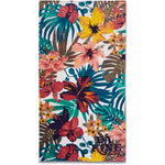 Load image into Gallery viewer, TERRY BEACH TOWEL WHITE TROPIDELIC