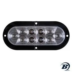 LED, SM Oval Clear Lens\Red Light