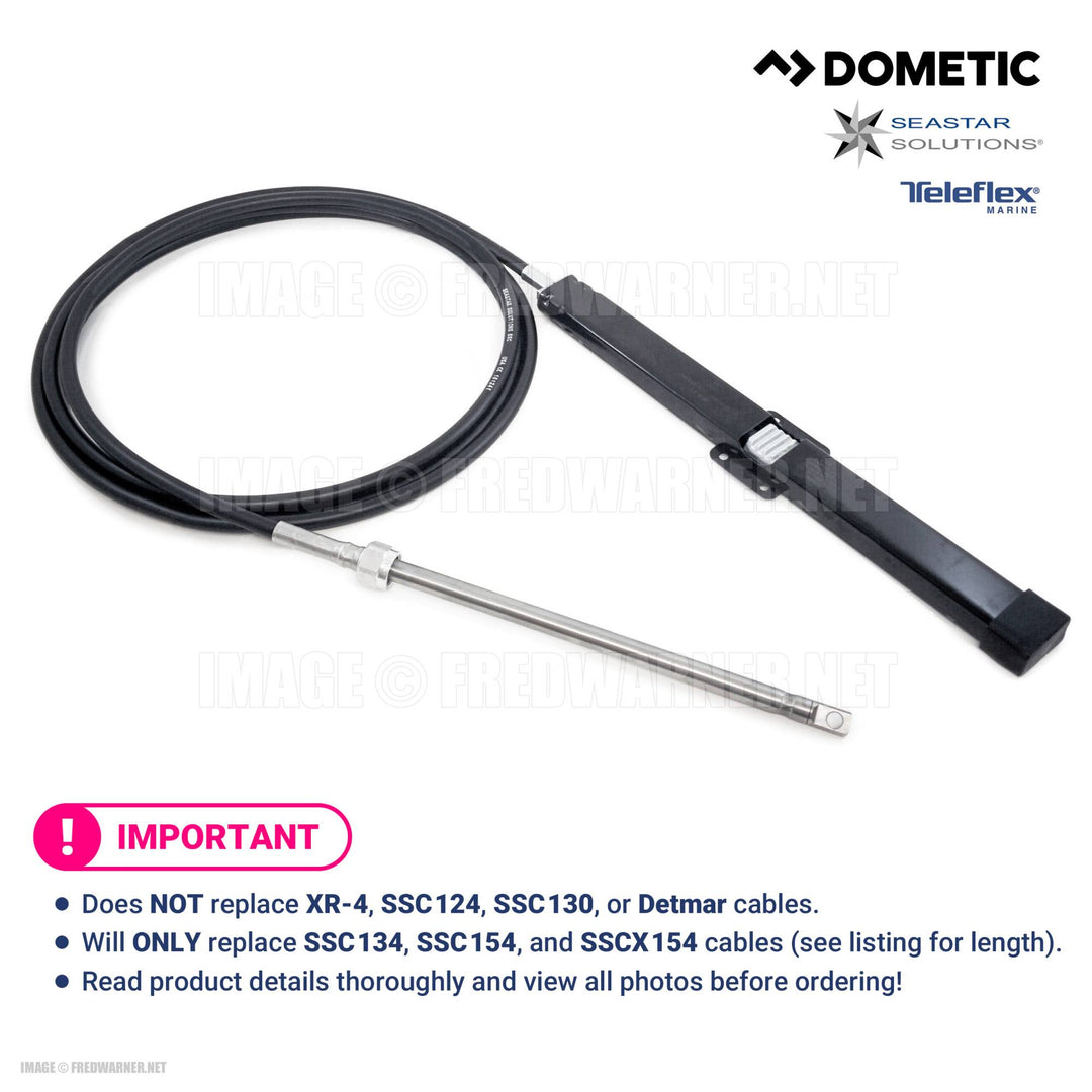 Steering cable 17' ssc154