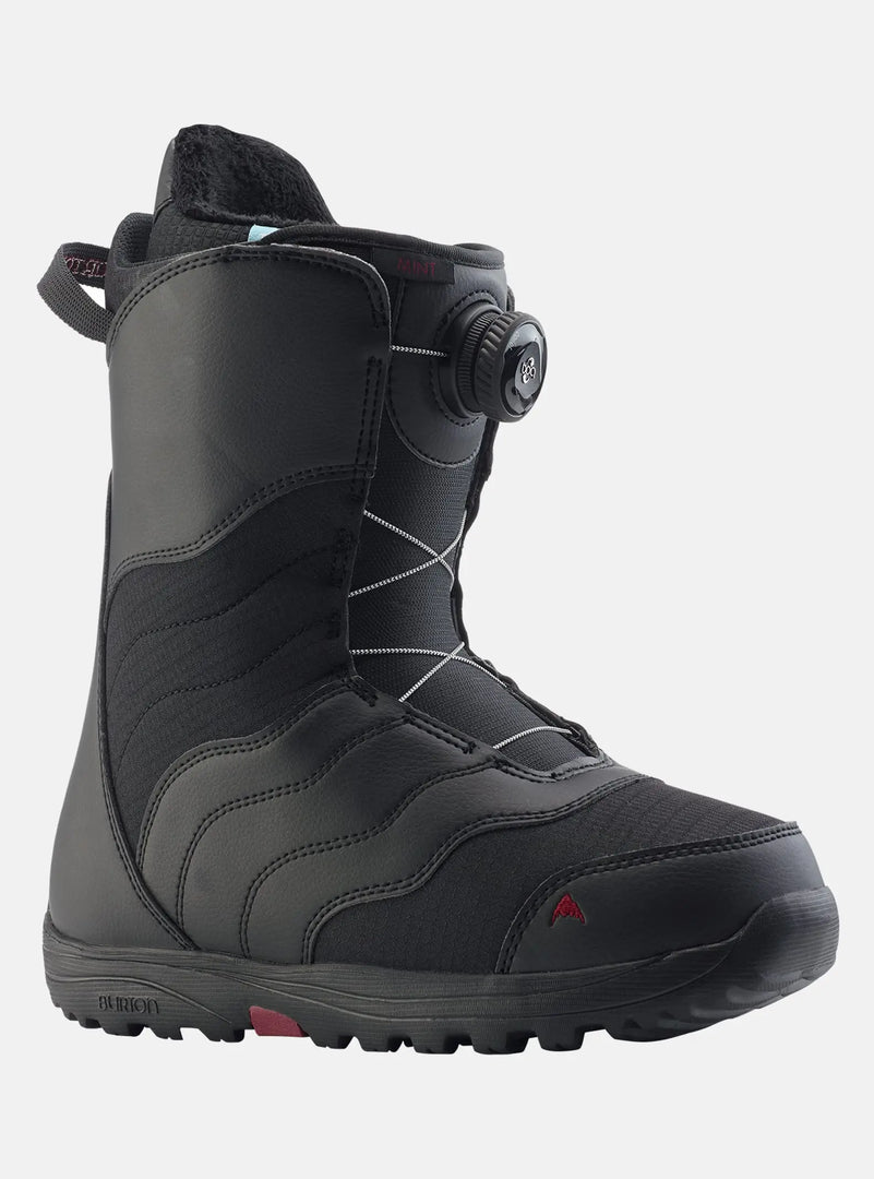 W  BOOTS 10 BLK/ MINT BOA