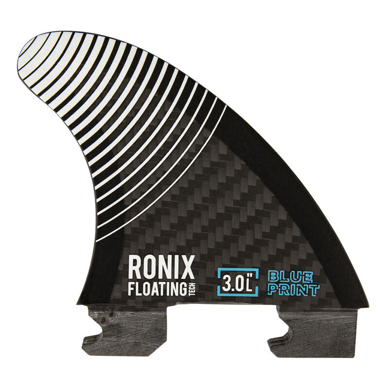 3.0 in. - Floating Fin-S 2.0 - Blueprint - Left Surf Fin - Carbon