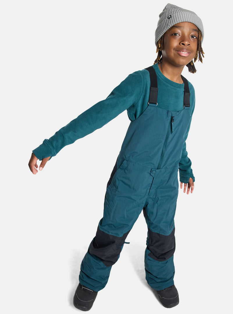 KID'S SKYLAR/BIB PANTS-DEEP EMERALD