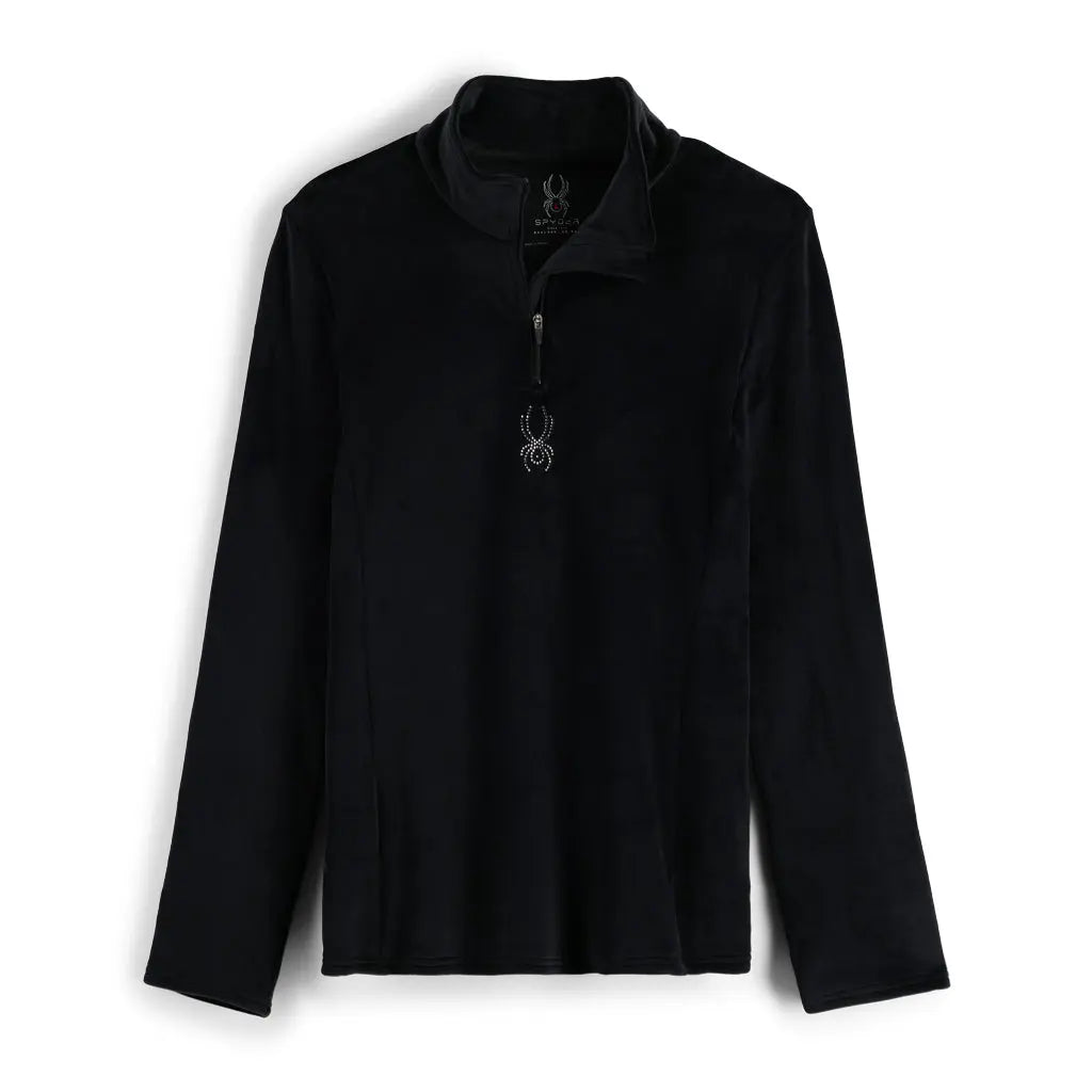 SHIMMER BUG 1/2 Zip Blk  MED