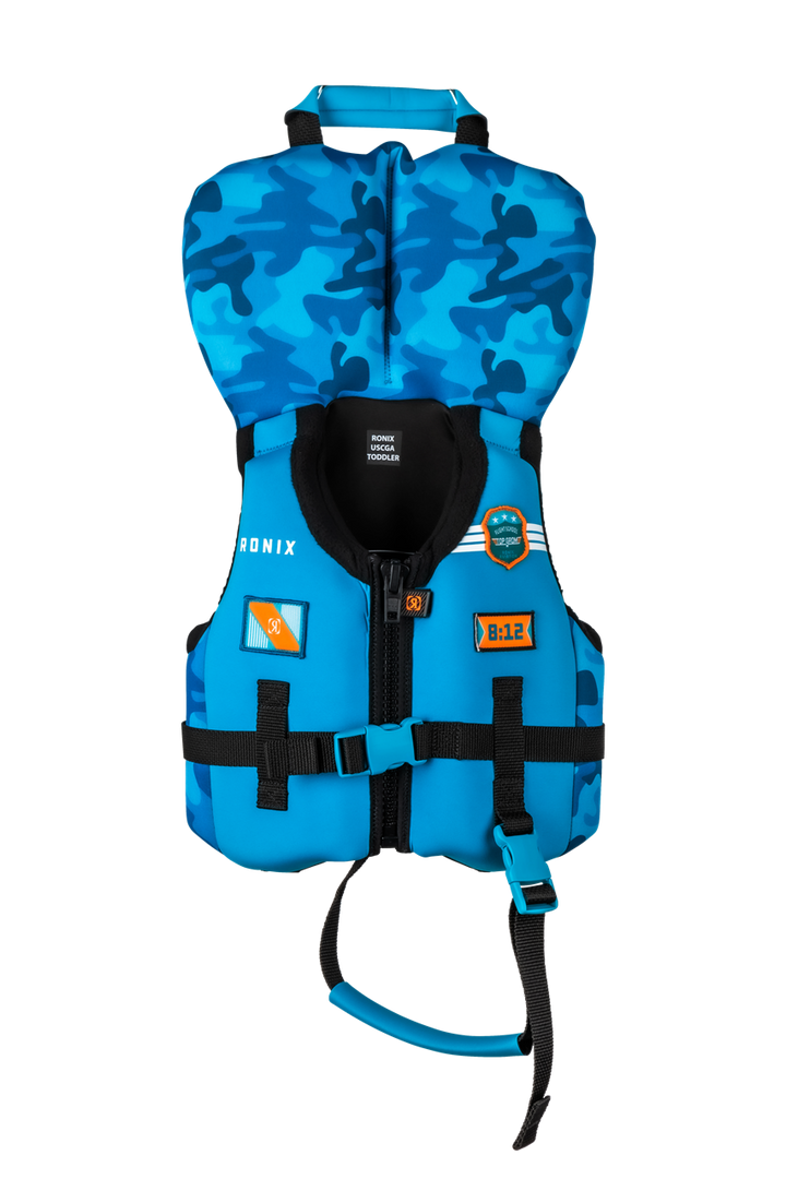 Top Grom - Boy's CGA Life Vest - Blue Camo - Inf /Toddler (Up to 30lbs)