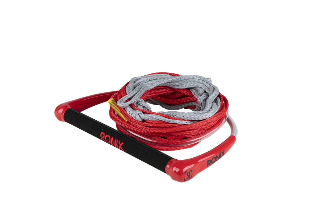Combo 2.0 - Hide Grip 1.15 in. Dia. w/65ft. 4 - Sect. PE Rope - Red / Grey