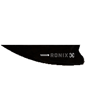 Ronix 1.75 in. - Fiberglass Hook Wake Edition Fin - (2 pack) - Black Wakeboard