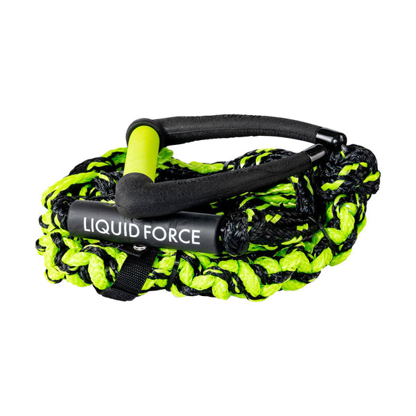 Liquid Force SURF DLX COIL 9" HANDLE ROPE BLK/GREEN