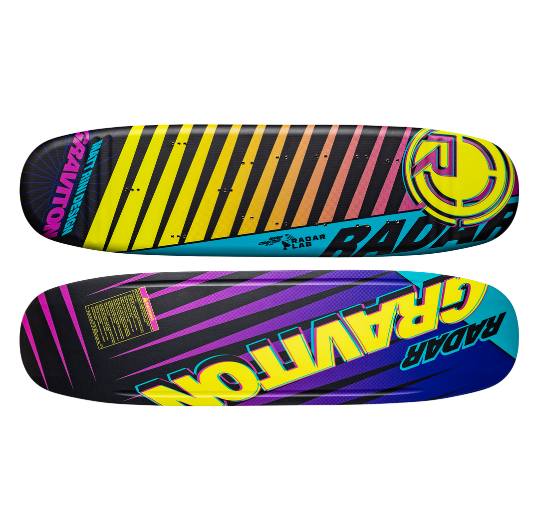 Radar 43 - Graviton Trick Ski - Retro Flash Water Ski