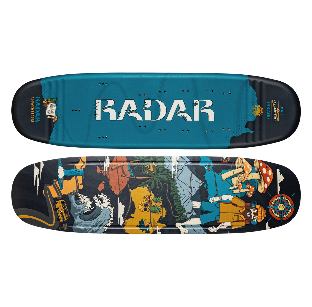 Radar 42 - JP Graviton Trick Ski - Spruce Blue Water Ski