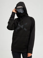 Load image into Gallery viewer, HOODIE S/BLK PULLOVER ANON MFI
