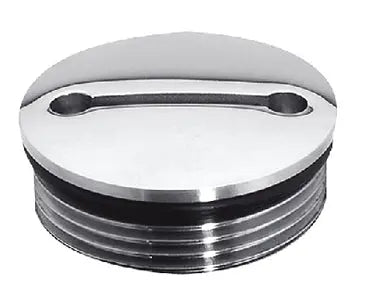 SS Deck Fill Cap w/Chain