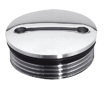 SS Deck Fill Cap w/Chain