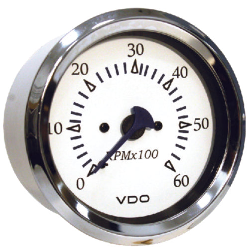 Tachometer Stern Dr. Chr/Wht