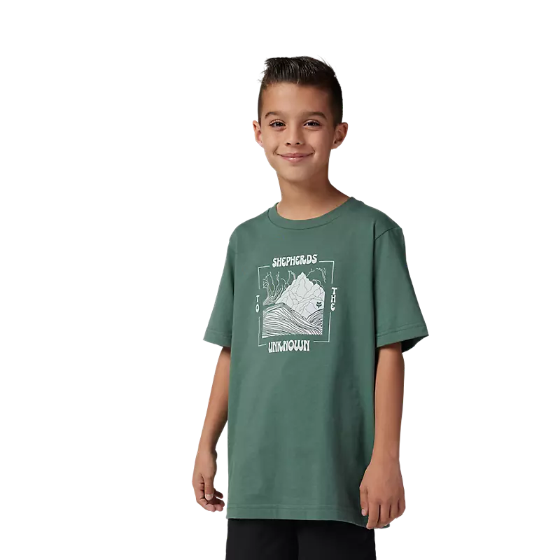 YTH SHEPHERDS PREM SS TEE [HUN GRN