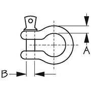 GALVANIZED MILD STEEL Shackle
