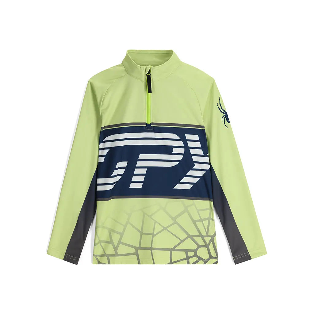 WEB 1/2 ZIP LIME ICE