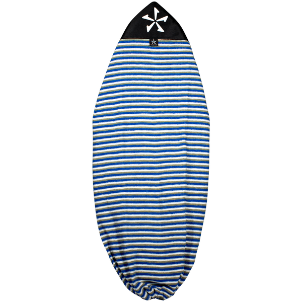 BOARD SOCK MEDIUM- WHITE/BLUE