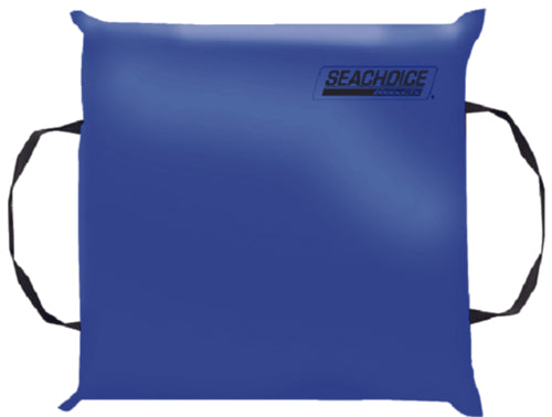 THROW CUSHION FOAM BLUE