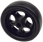 Load image into Gallery viewer, 8&quot; BLK POLY SPARE JACK WHEEL
