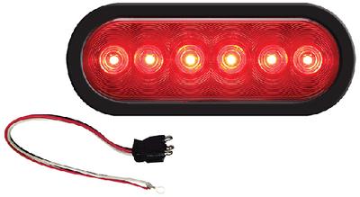 Light Oval LED flush mount