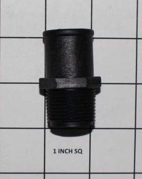 FITTING 3/4 NPT X1" NYLON STR