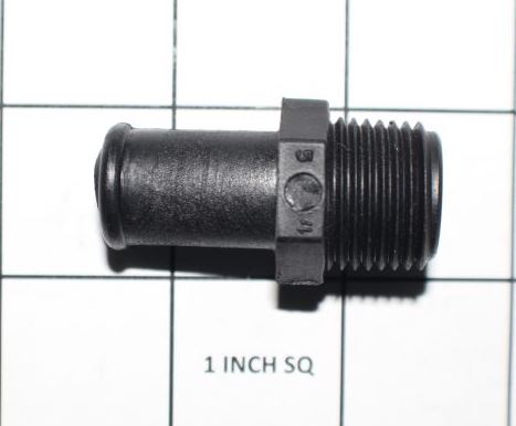 FITTING 1/2 X 5/8 NYLON STRAIGHT