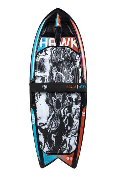 Radar Hawk Kneeboard Orange/Mint