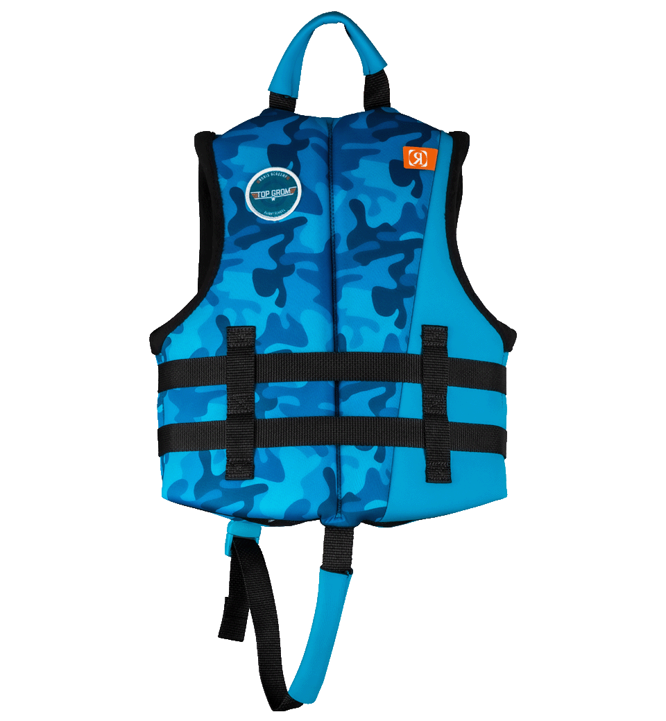 Top Grom Child Life JacketBlue/Camo