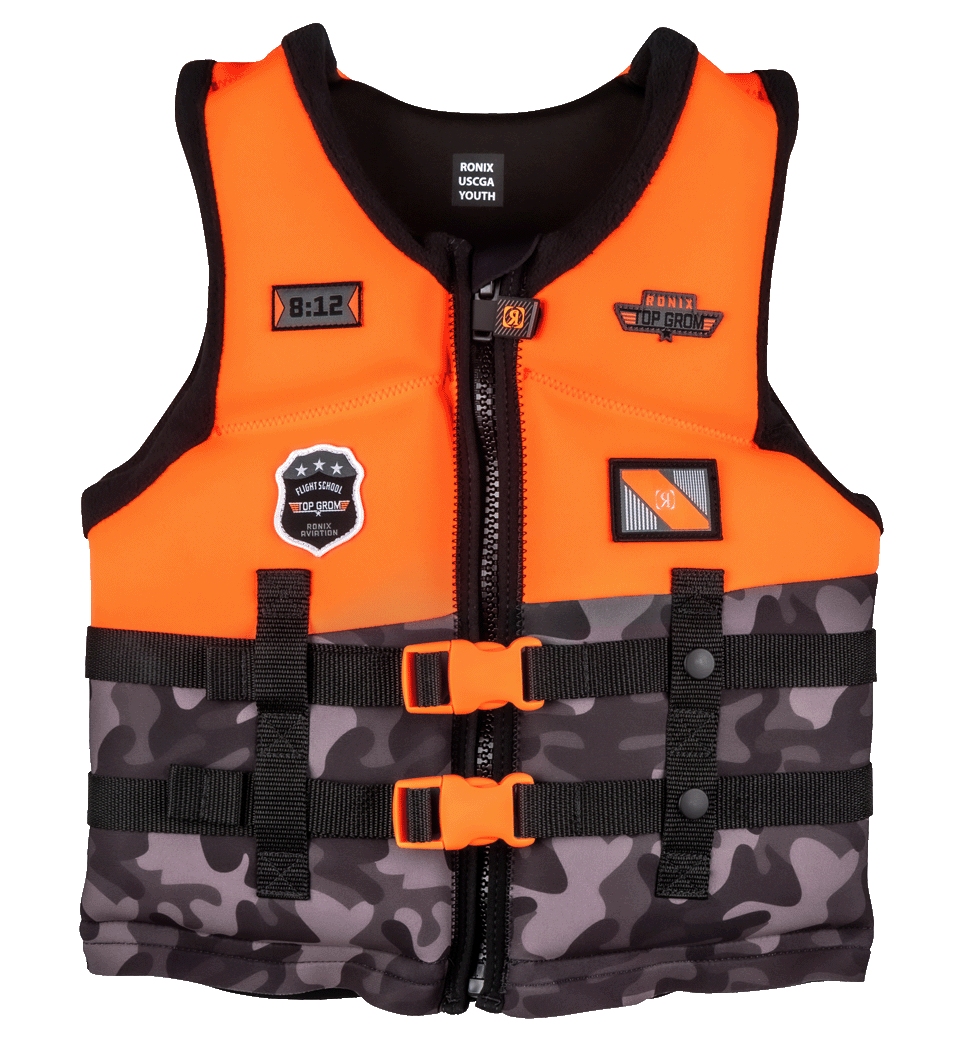 Top Grom Youth Orange Camo