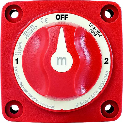 Switch Battery M 3 POS RED