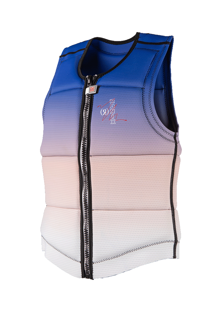 Coral - Women's CE Approved Impact Vest - White / Blue Fade - L