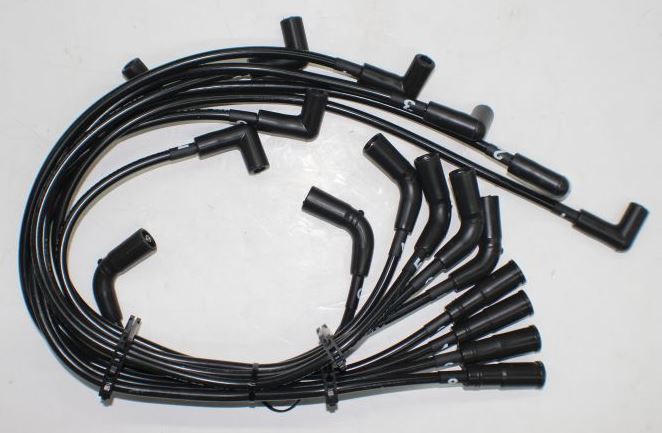 SPARK PLUG WIRE SET BLACK SB HVS