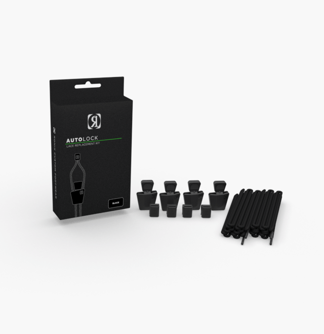 Ronix AutoLock Kit - Black (set of 4 Laces and AutoLocks)