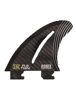 Load image into Gallery viewer, 3.5 in. - Fin-S 2.0 - Flo Thru - Left Surf Fin - Carbon