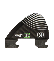 1.8 in. - Floating Fin-S 2.0 - Nub Center Surf Fin - Carbon