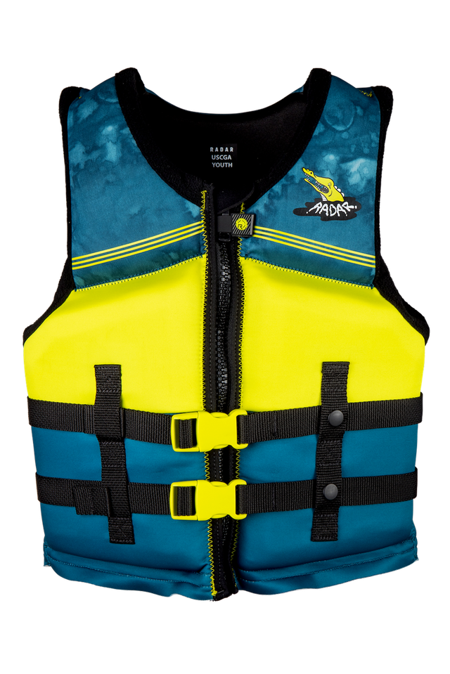 TRA Boy's - CGA Life Vest - Volt / Deep Sea - Youth (50-90lbs)