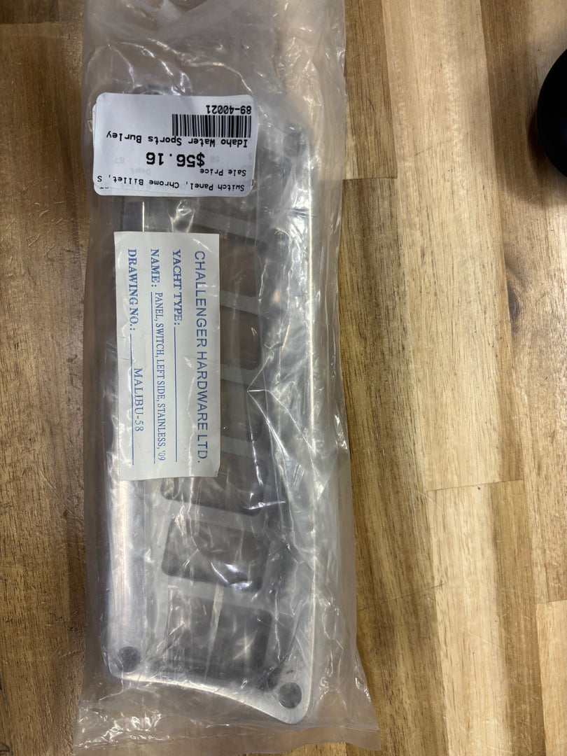 Switch Panel, Chrome Billet, STBD,