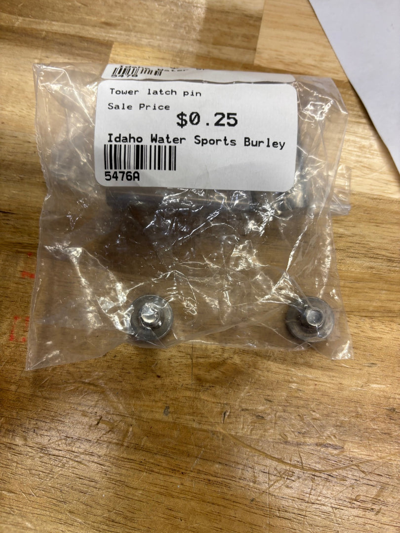 Tower latch pin